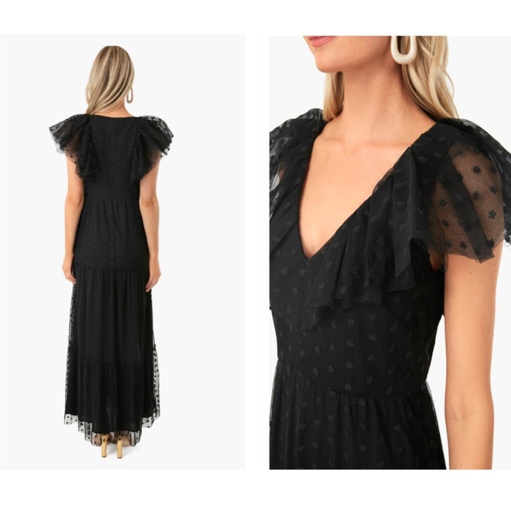 Tuckernuck | NWOT Black Onyx Tulle Giselle Gown Size L